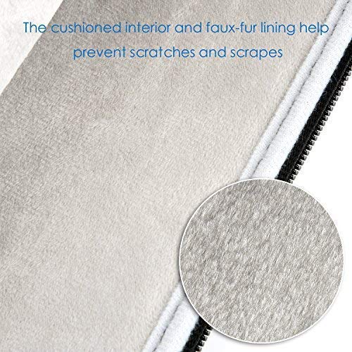 CCPK 11.6 inch Laptop Sleeve Cover Case Bag Compatible for Apple 11.6" MacBook Air 12" New MacBook 12.3" Microsoft Surface Pro 6 5 4 13.3-inch Dell Xps 13 9360 9370 Padded Waterproof PU Leather Black