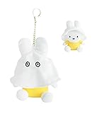 MSGlobal Cute Plush Keychain with Fun Ghost Cape