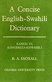 Concise English-Swahili Dictionary, , 0196393485