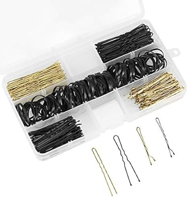 Amazon Coolbotang U型ヘアピン 玉付 ヘアクリップ 200本 ゴムヘア