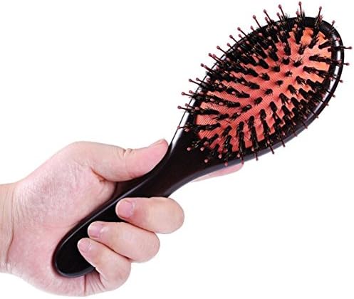 Hair Brush Aguder Boar Bristle Hair Brush for Men and Women, Natural Wooden handle for Styling, Straightening, Detangling Long, Thick, Thin, Curly, Wavy, Dry, Damaged Hair
