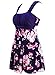 wantdo Women's Plus Size Swim Dress One-Piece Swimdress Tummy Control Swimsuit