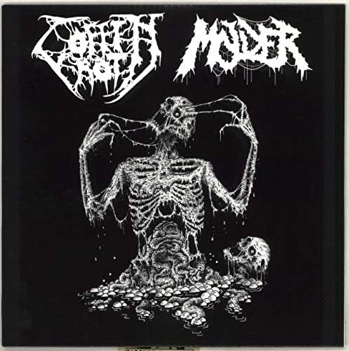 Coffin Rot/Molder - White and Pink Splatter