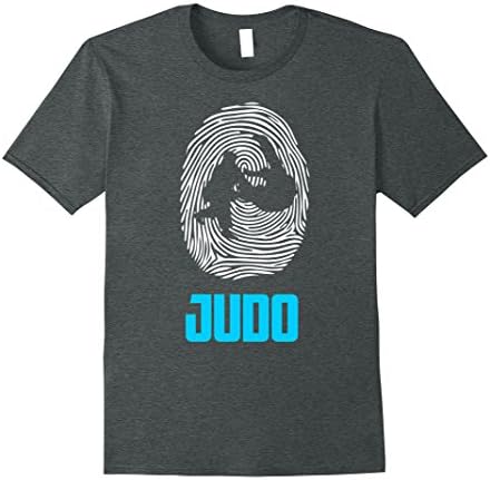 Mens Judo Fingerprint DNA Funny Shirt Gift 3XL Dark Heather