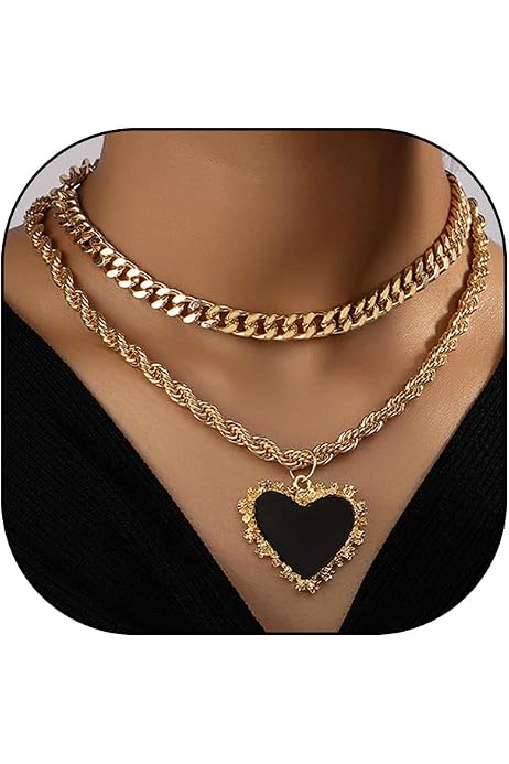 Amazon.com: GIGB PBDK Chunky Puffy Heart Bear Choker for Women 