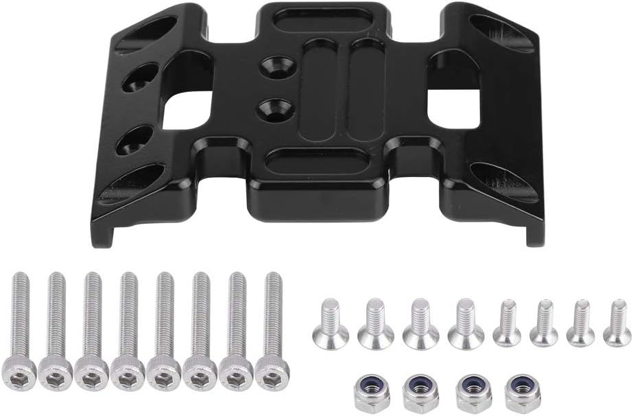 Center Skid Plate, 1:10 Aluminum Center Skid Transmission Plate for AXIAL SCX10 RC Car Model Car Accessories