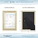 Icona Bay 4x6 Picture Frames (6 Pack, Gold) Picture Frame Set, Wall Mount or Table Top, Set of 6 Inspirations Collection