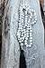 Japa Mala Beads Long Necklace - White Howlite Tassel Necklace - Buddha Necklace - Meditation Beads - Tibetan Prayer Beads by Present Self