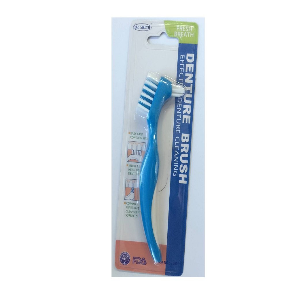 Pevor Wisdom Dental Denture Brush Toothbrush Clean Brush Gum Cleaner Dual Brush Heads