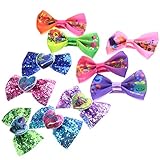 Townley Girl Dreamworks Trolls Super Sparkly Hair Bow Set For Girls, Toddler to Tween, 10 pack