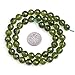 SHG 8mm Round Faceted Green Peridot Beads Natural Gemstone Agate Beads for Jewerly Making Beads Strand 15 inches Jewelry Making Beads Spacer Beads (8mm Faceted Green Peridot)