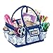 Everything Mary Blue Deluxe Store and Tote - Storage Craft Bag Organizer for Crafts, Sewing, Paper, Art, Desk, Canvas, Supplies Storage Organization with Handles for Travel