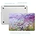 Compatible with MacBook Air 13 Inch Case A1466 A1369, Rubberized Hard Plastic Case Cover Anti-Scratch Protective Cover for 2010-2017 Release for MacBook Air 13 Without Touch ID (Purple Flower Sea)