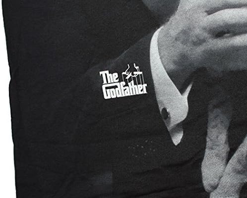 The Godfather Men's Don Vito Corleone and Cat Large Portrait T-Shirt