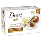 Dove Purely Pampering Beauty Bar, Shea Butter 4 oz, 4 Bar