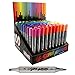 Super Markers Twin-Tip Broad-Liner Marker Set-100 Unique Colors-No Duplicates-Bold Bullet Point & Bold Chisel Tip Markers with 100 Vibrant and Bold Colors - 100% Satisfaction Guarantee