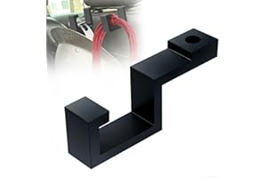 Hard Hat Buddy Hanger - Hard Hat Holder for Truck Seat & Car Headrest, Portable Hard Hat Hook Holds Hard Hat and Vest with Ea