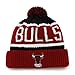 NBA Chicago Bulls Men's Calgary Knit Cuff Cap, One-Size, Black