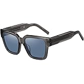 DUCO Retro Squar Acetate Polarized Sunglasses for Men Women UV400 Protection Shades Driving Hiking Glof Sun Glass DC2342