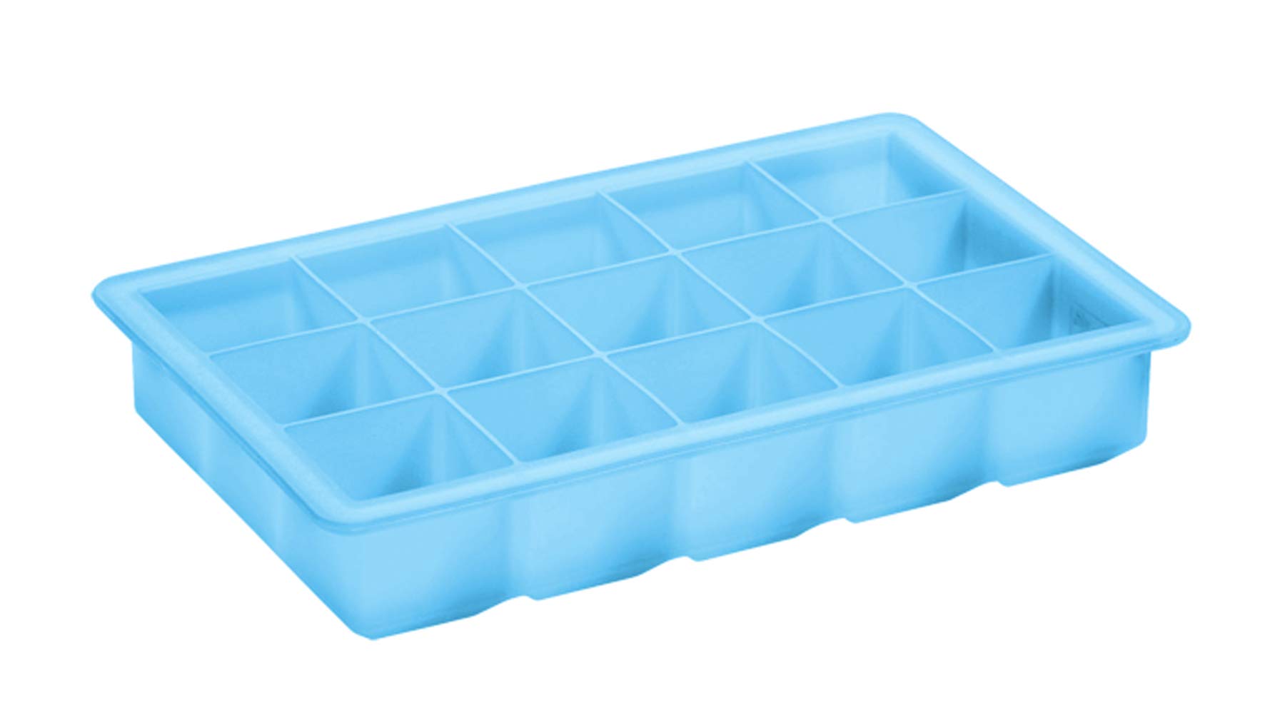 Lurch 1-Piece 3 cm Ice Cube Tray Cubes, Blue