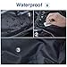 Motorcycle Cover,WDLHQC Waterproof Motorcycle Cover All Weather Outdoor Protection,Oxford Durable & Tear Proof,Precision Fit for 105 inch Motors