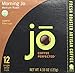 MORNING JO: 12 Cup Organic Breakfast Blend Single Serve Coffee Pods for Keurig K-Cup Compatible Brewers | Eco-Friendly Fully Compostable Coffee Pods | Light/Medium Roast | Fair Trade Certified Non-GMO Gluten Free Coffee by Jo Coffee