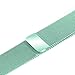 DELELE Compatible for Apple Watch Band 38mm 42mm 40mm 44mm, Milanese Loop Magnetic Metal Replacement Strap with Magnet Lock for Apple iWatch Series 4/3 / 2/1 Women Men (Mint Green, 38mm/40mm)