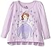Disney Girls' Sofia The First Girls Long Puff Sleeve Drapey