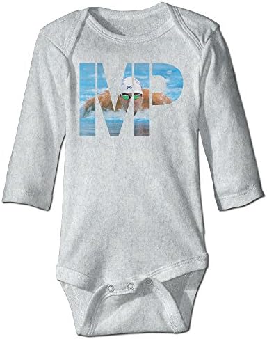 MP Michael Phelps - CGH Seven Baby Infant Toddler Climb Clothes Romper Size6 M Ash