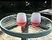 Butler in the Home Unbreakable Silicone Wine Glasses Set of 2 - 12 Oz Rubber Flexible Shatterproof for Picnic Pool Beach Boating Camping Glamping Tailgating Red or White Wine Beer Soda Kids Cup