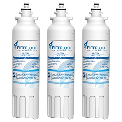 FilterLogic Refrigerator Water Filter, Replacement for LG LT