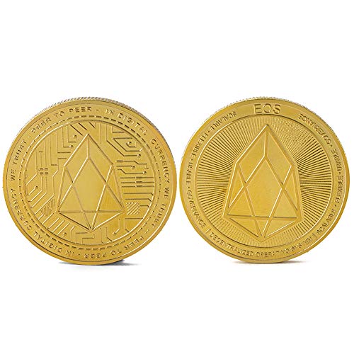AkoMatial Embossing Commemorative Coin Virtual Digital Currency EOS Collectible Souvenir Gift - Thumbnail 3