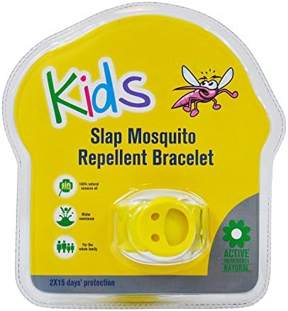 Mosquito Repellent Bracelet For Babies, Kids and Adults - Natural Ingredients, No Harsh Smells, Deet Free (1, Yellow)