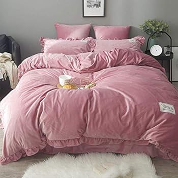 Amazon.com: PomCo Velvet Flannel Duvet Cover Set Twin