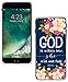 6S Case Christian Sayings, Hungo TPU Silicone Protective Cover Compatible with Phone 6/6S God is Within Her She Will Not Fall Psalm 46:5 Bible Sayings