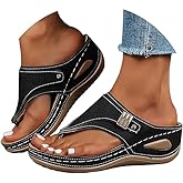 Orthopedic Sandals for Women 2026 Dressy Arch Support Flip Flops for Women Comfortable Sandals Casual Summer Beach