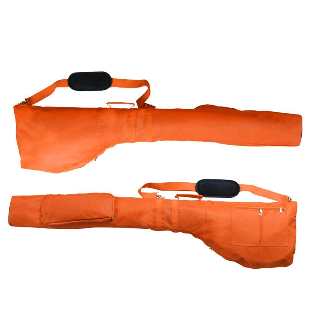 KENANLAN Club Bag,Golf Bag Travel,Lightweight Carry Bag for Men Women(Orange)