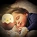 Qwifyu Kids Night Light, Cute Creative Egg Shell Baby Night Light with Touch Sensor, Nursery Night Lights, Kawaii Desk Accessories, Room Decor for Boys Girls Kids Gifts