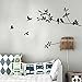 Bird Flowers Decals Wall Stickers TV Background，Elevin(TM) Wall Decals Stickers Removable Waterproof Self Adhesive Paper Mural Wall Art Wallpaper Home Room Decor