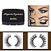 Magnetic Eyelashes and Eyeliner Kit, 5 Pairs of Natural Soft False Eyelashes and Delicate Smooth Eyeliner, Thick Curly Lashes with Waterproof Texture, Easy to Wear and Reusable.