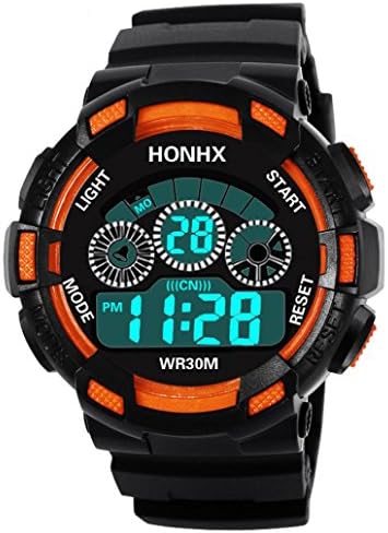 Paymenow Clearance! Men Boys Children Sports Watches LED Digital Alarm Date Wrist Watch Electronic Watch