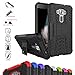 Zenfone 3 5.2 ZE520KL Case,Mama Mouth Shockproof Heavy Duty Combo Hybrid Rugged Dual Layer Grip Cover with Kickstand for Asus Zenfone 3 5.2 ZE520KL(with 4 in 1 Packaged),Black