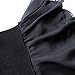 TiaoBug Girls Ballet Tutu Dance Costume Dress Kids Gymnastics Leotard Skirt Size 7-8 Black