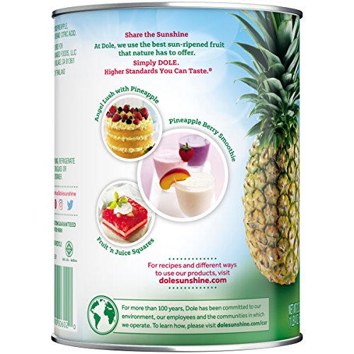 DOLE CRUSHED PINEAPPLE IN HEAVY SYRUP 20 OZ. CAN