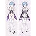 GB Arts Re:Zero Rem Front Pose Peach Skin 150cm x 50cm PillowCase High Quality