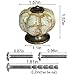 HanLingGG Cabinet Knobs 10 Pack Ceramic Antique Pumpkin Door Knob Cupboard Dresser Drawer Kitchen Furniture Pulls Handles with 3 Kinds of Screws