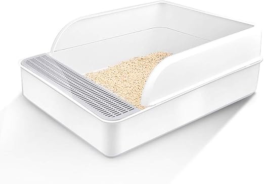 Bandeja Semicerrada Banco De Almacenamiento para Lavabo De Gato