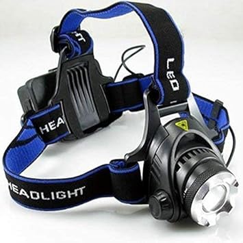 SEASPIRIT Hands Free Head Flashlight LED Lmap Water Resistant Drop Resistant Head Lamp Spotlight forSEASPIRIT Camping Fishing Running Cycling Best Super Bright Rechargeable Headlamp Light Torch