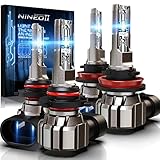 NINEO 9005 H11 LED COMBO BBULBS, 120W 24000LM