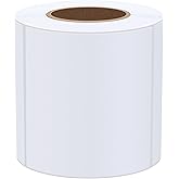 HYBSK 3x3 inch Square Thermal Labels for Barcodes,Name Tag,DIY Logo Design,QR Code, Compatible with Rollo Label Printer & Zebra Desktop Printers (3"x3",1 Roll)